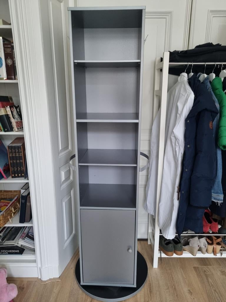 Draaibare Kast met Spiegel en Kapstok - Multifunctioneel, Huis en Inrichting, Ophalen