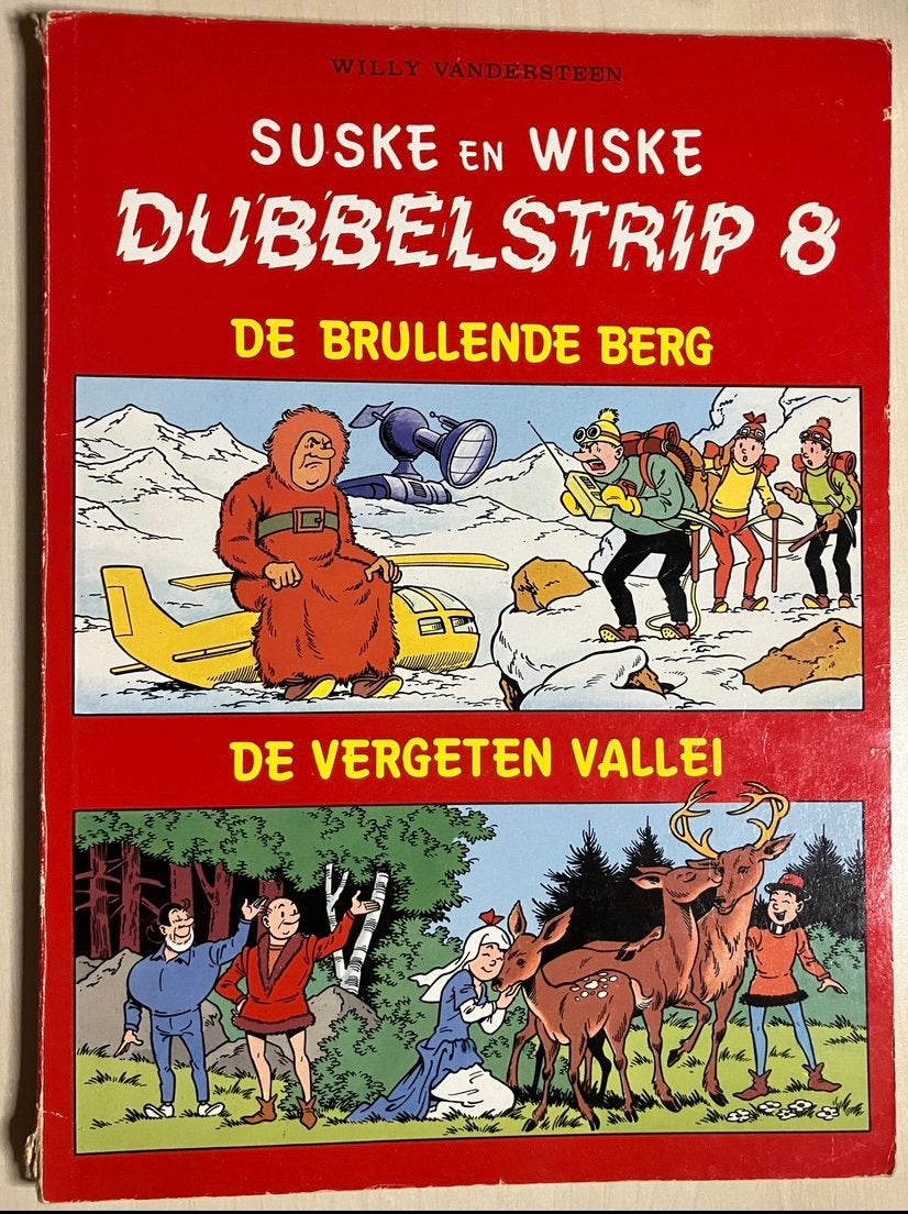 Suske en Wiske Dubbelstrip, nr. 8, 1987, Eén stripboek, Ophalen of Verzenden, Zo goed als nieuw