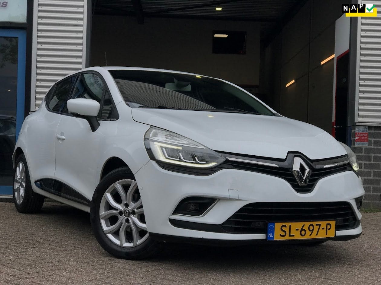 Renault Clio 0.9 TCe Intens|Navi|PDC|LED|Keyless|Camera, Gebruikt, Wit, Origineel Nederlands, Handgeschakeld