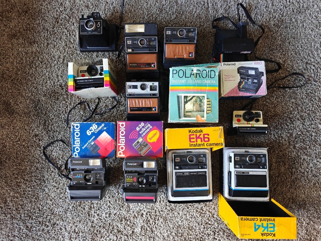Kodak, Polaroid instant camera's Verzameling !!, Ophalen, Gebruikt, Polaroid, Polaroid