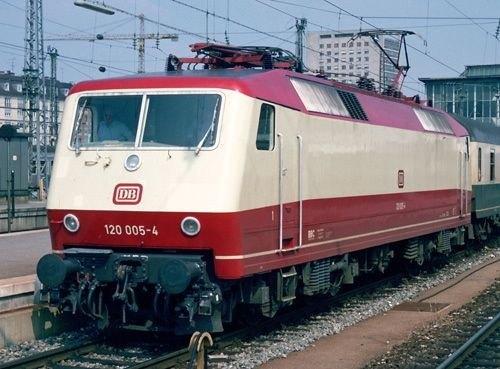 MARKLIN 3348 Duitse stoere IC loc serie 120 DB top in ovp, Wisselstroom, Locomotief, Nieuw, Ophalen of Verzenden
