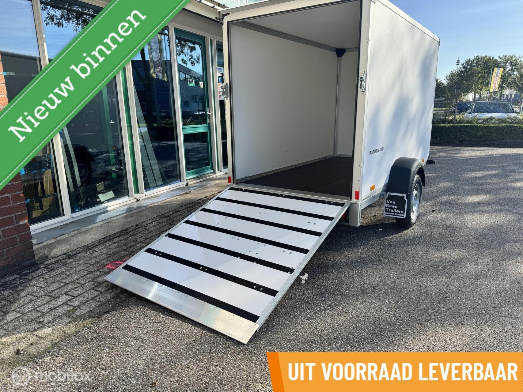 Humbaur Gesloten oprijklep 250x130x150 750kg, Auto diversen, Nieuw