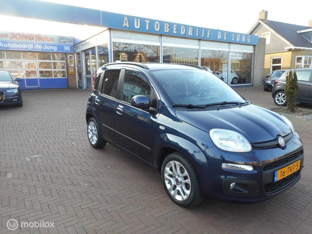 Fiat Panda TwinAir Turbo 85 Lounge 15"LM-VELGEN+FLEX PACK+ME, Auto's, Fiat, Euro 5, 86 pk, Panda, Origineel Nederlands