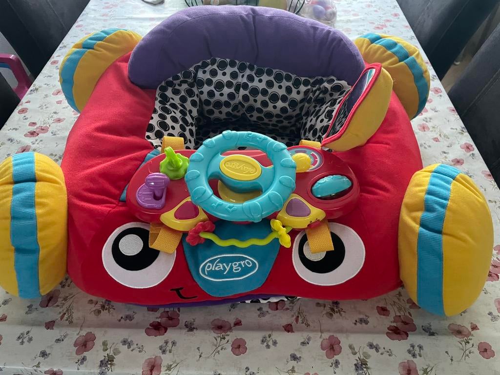 Playgro zitkussen, Ophalen of Verzenden, Zo goed als nieuw, Overige typen, Met geluid