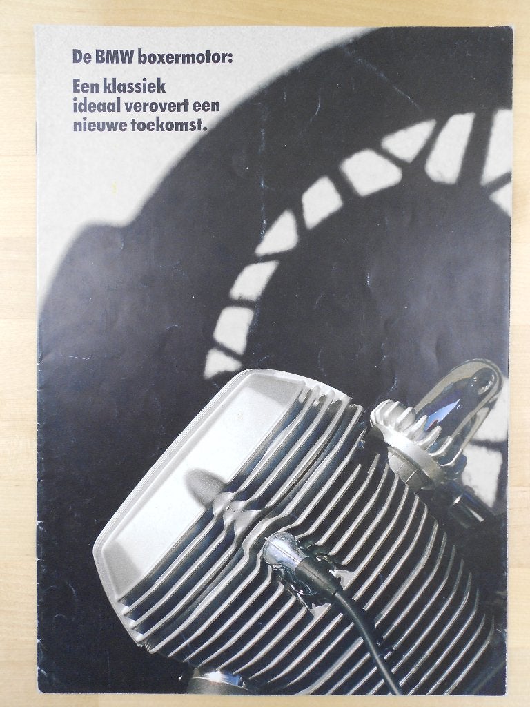 BMW R45 R65 R80 Brochure 1984 Motorfiets RT G S ST LS Folder, Ophalen of Verzenden, BMW
