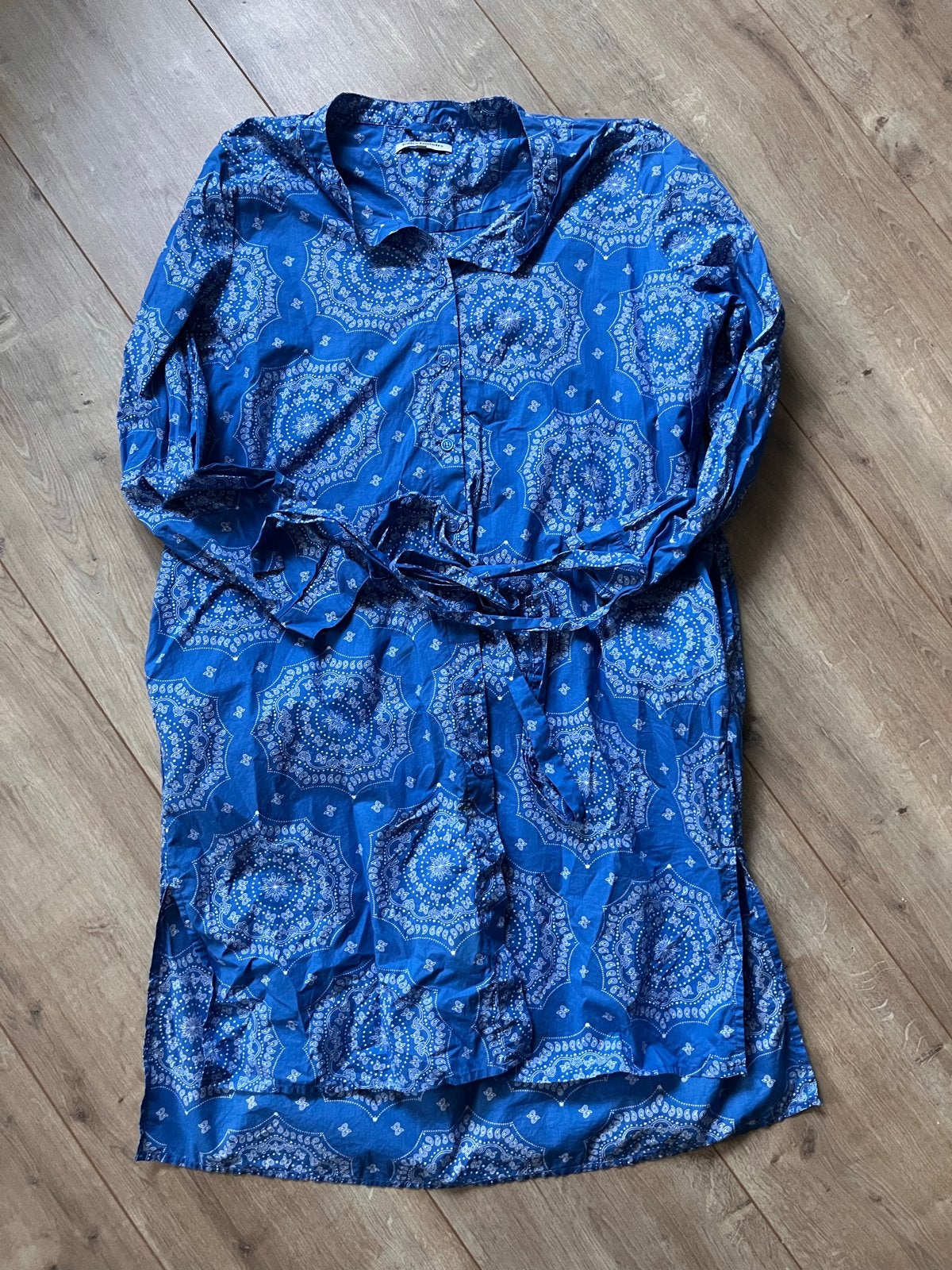 Lollys Laundry Jurk met Paisley Print - Maat XL, Blauw, Maat 46/48 (XL) of groter, Ophalen of Verzenden, Zo goed als nieuw