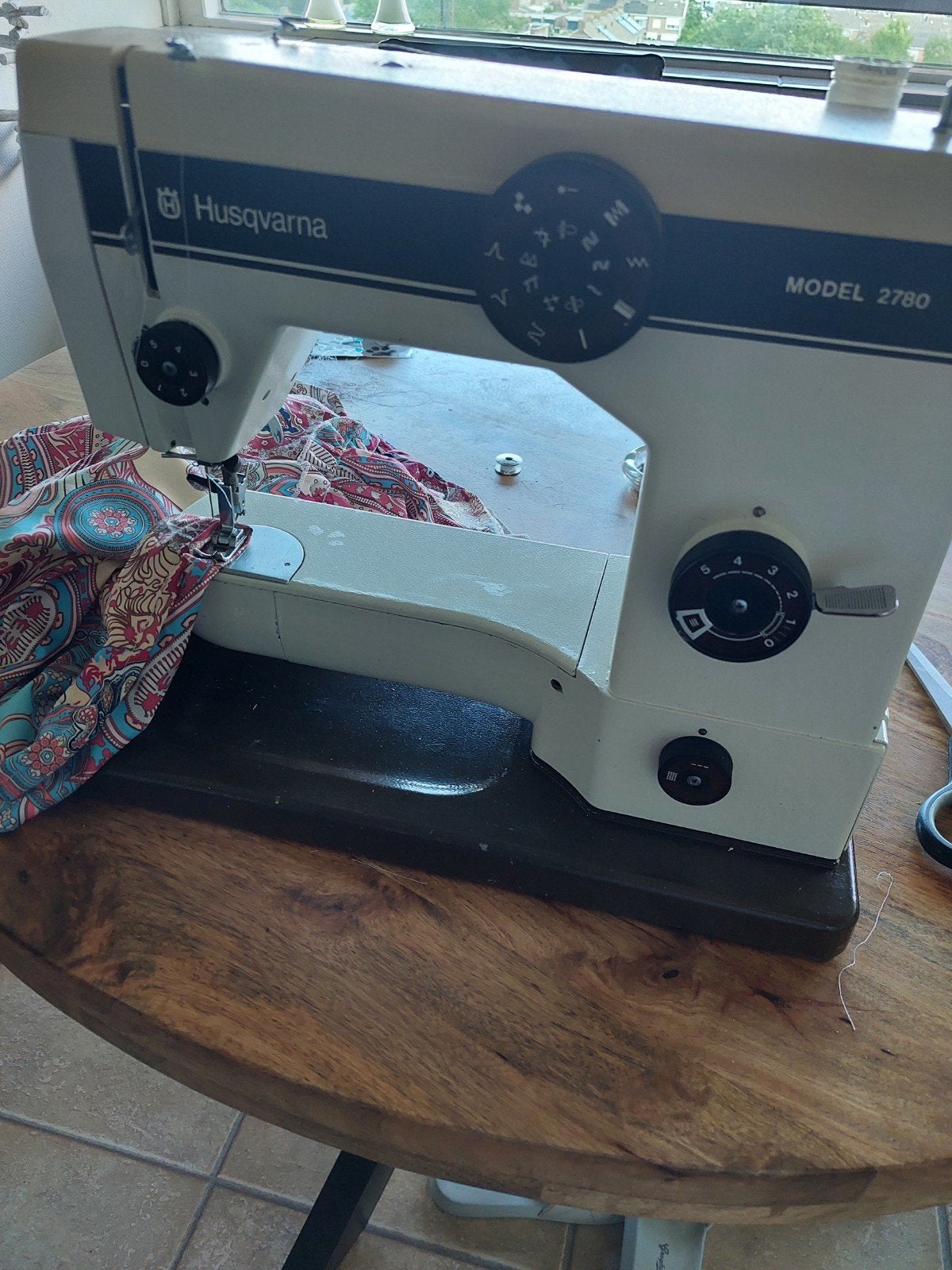 husqvarna  naaimachine in goede staat, Ophalen of Verzenden, Gebruikt, Naaimachine, Husqvarna