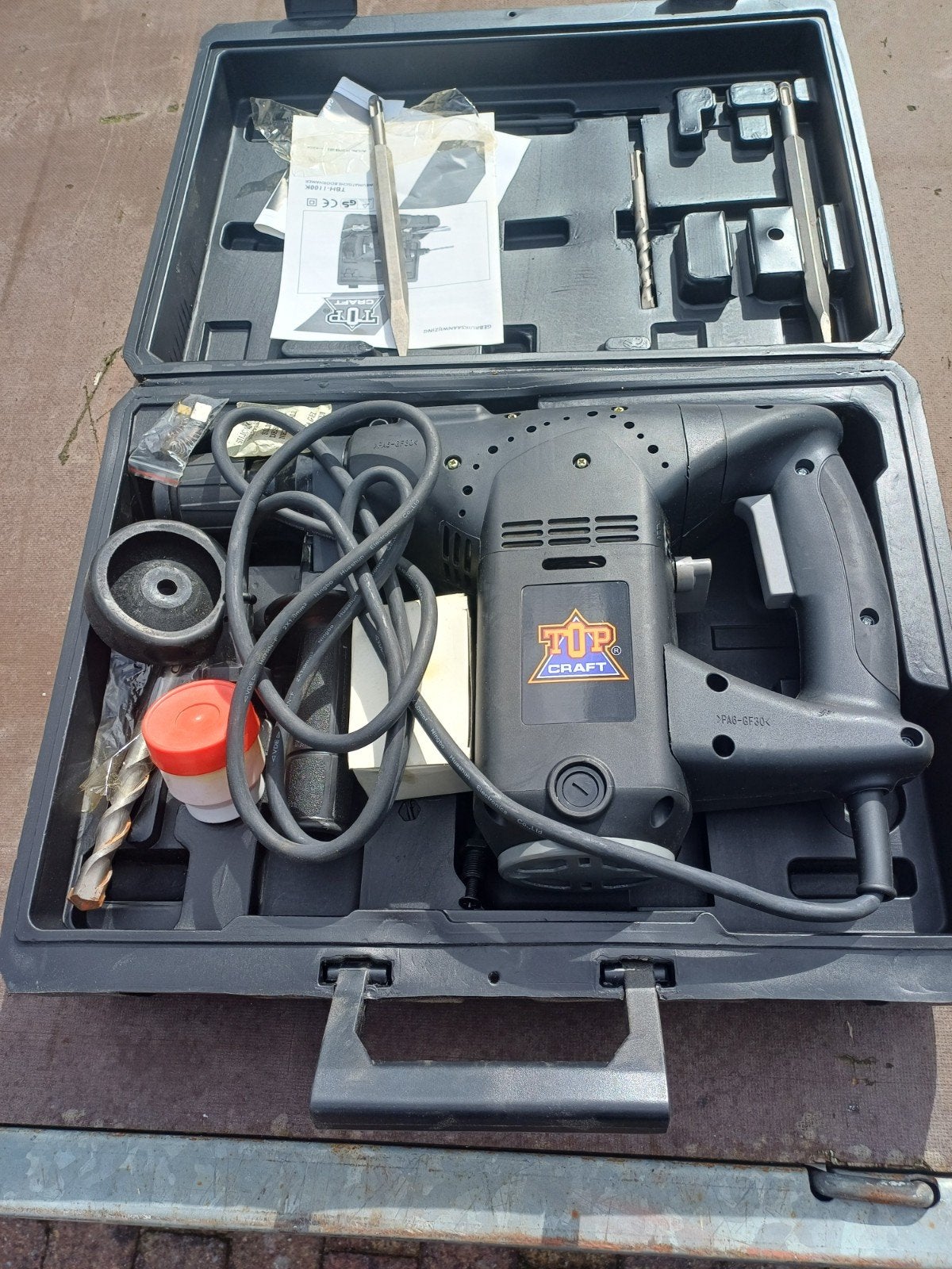 TUP CRAFT Boorhamer in koffer - Krachtige boormachine, Doe-het-zelf en Verbouw, Boor- en/of Breekhamer, Ophalen of Verzenden, Klopboormechanisme