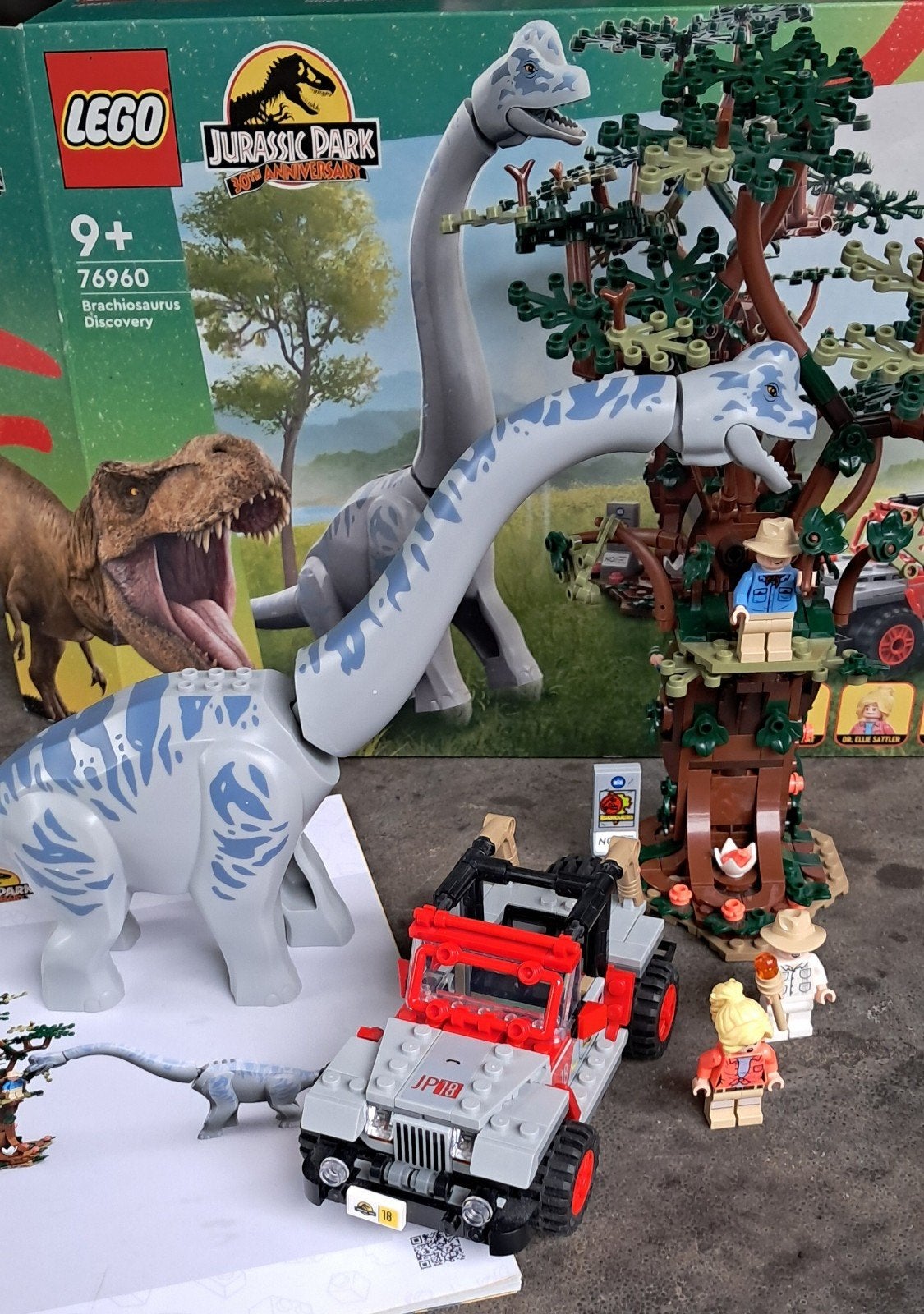 LEGO Jurassic Park Brachiosaurus Discovery 76960, Ophalen of Verzenden, Zo goed als nieuw, Overige merken