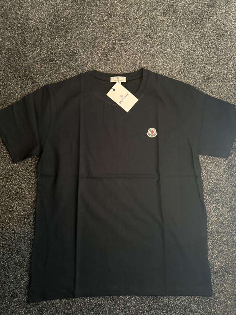 moncler shirt zwart maat M en L!!, Ophalen of Verzenden, Zo goed als nieuw, Zwart