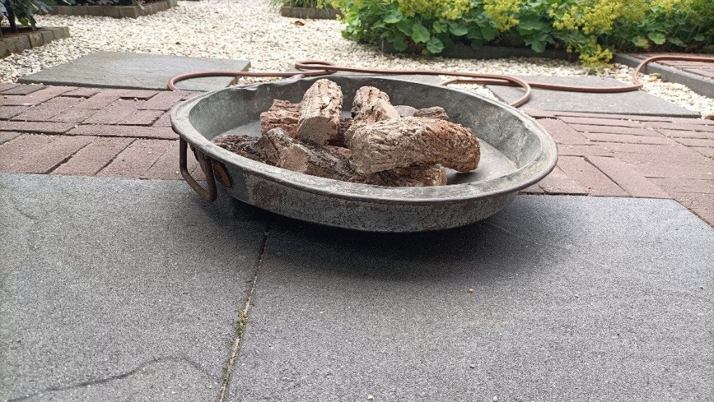 grote koperen schaal 53 doorsnee, Ophalen