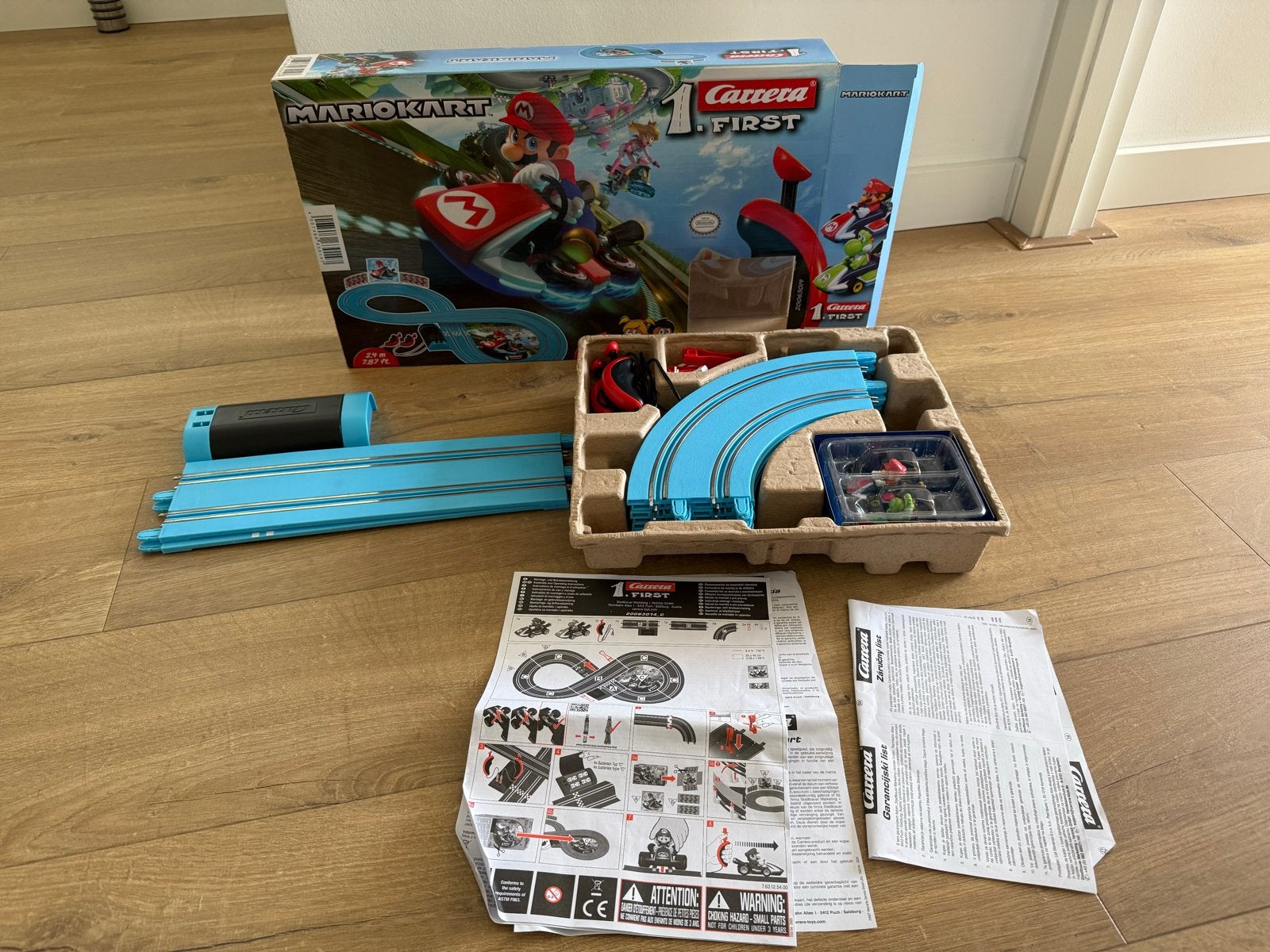 Carrera First Mario Kart Racebaan - Zo goed als nieuw, Racebaan, Carrera, Ophalen of Verzenden, Zo goed als nieuw