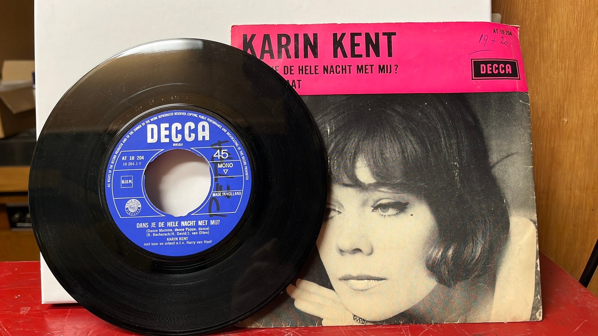 Karin Kent Dans je de hele nacht met mij, Ophalen of Verzenden, Gebruikt, Nederlandstalig
