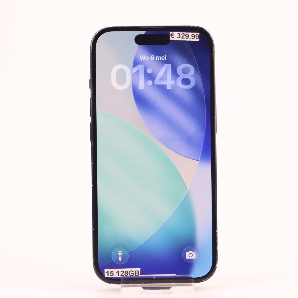 iPhone 15 128GB Zwart