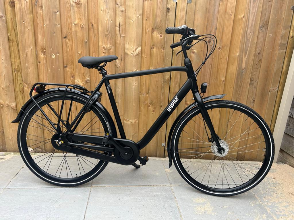 Gazelle Esprit Herenfiets - 28 inch, 59 cm, 3 versn., Ophalen, Versnellingen, Zo goed als nieuw, 57 tot 61 cm