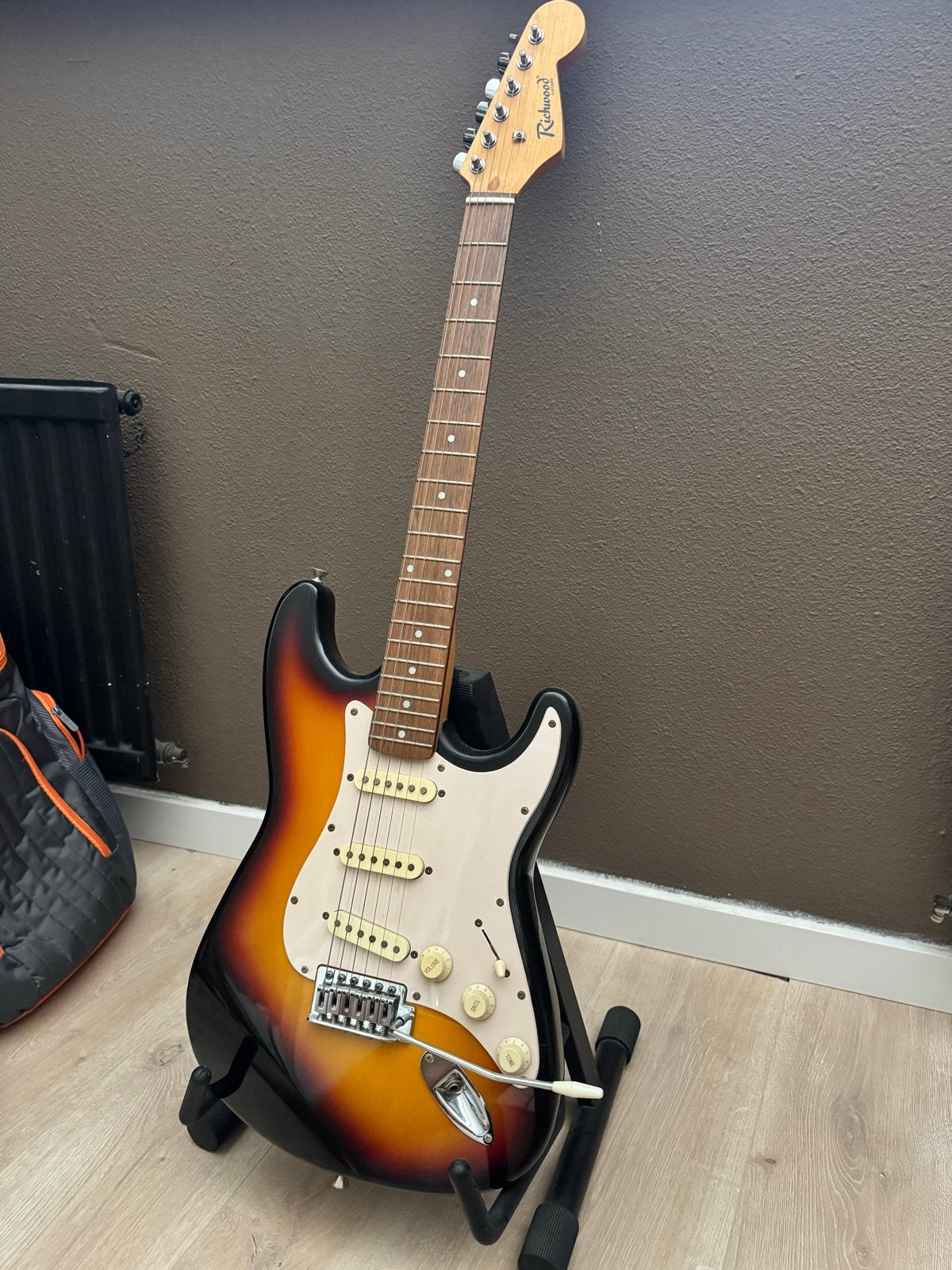 Richwood Stratocaster elektrische gitaar - Zo goed als nieuw, Ophalen, Zo goed als nieuw, Solid body, Overige merken