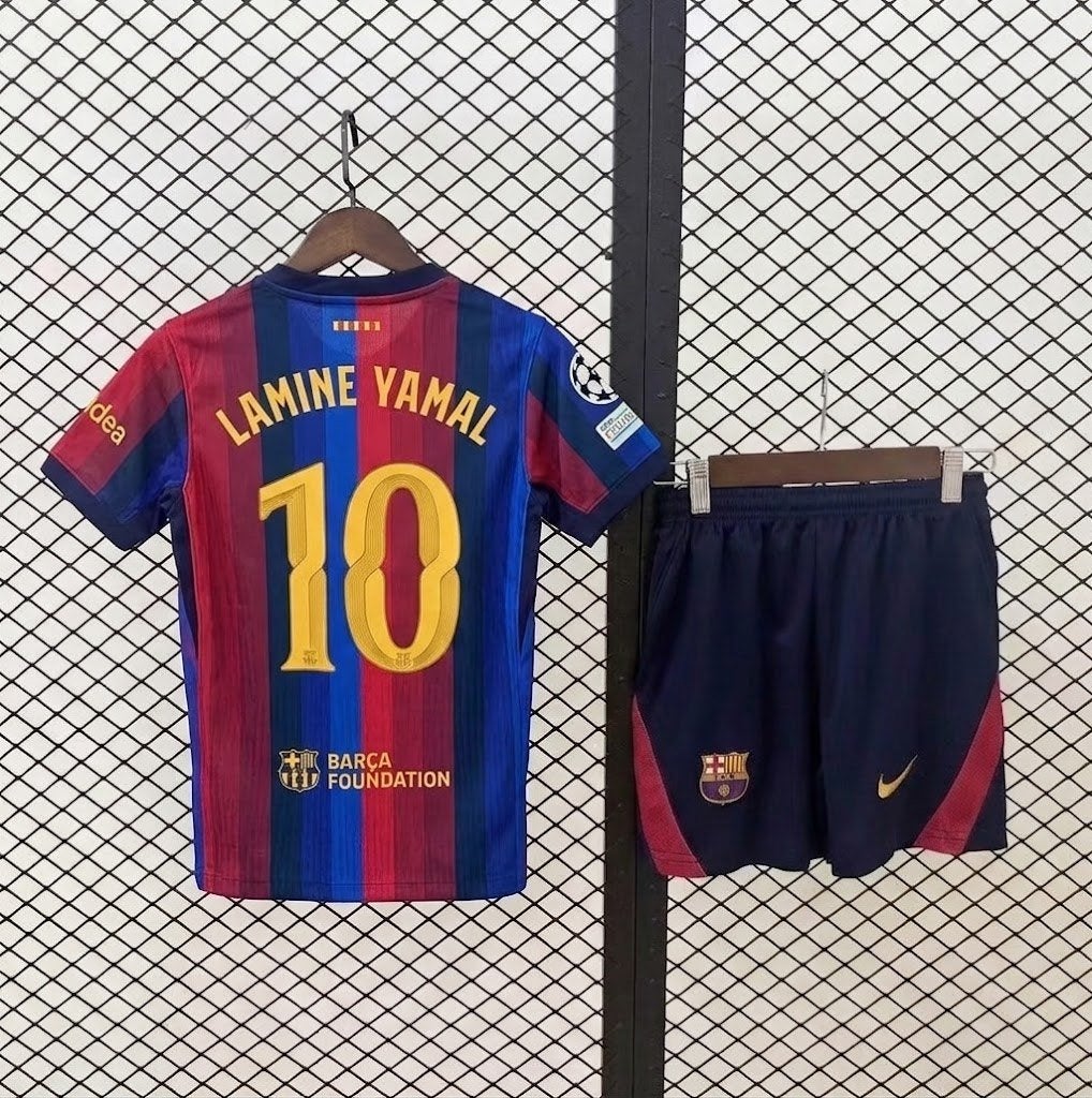 Lamine Yamal 10 - Barcelona 26/27 Thuistenue Kids - Maat 164, Verzenden, Jongen of Meisje, Nike, Nieuw