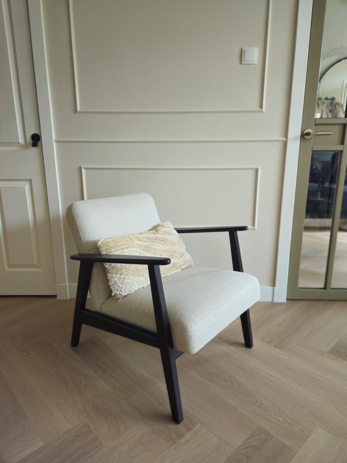 Fauteuil / stoel EKENÄSET IKEA, Huis en Inrichting, Fauteuils, Ophalen of Verzenden, Nieuw, 75 tot 100 cm, 50 tot 75 cm