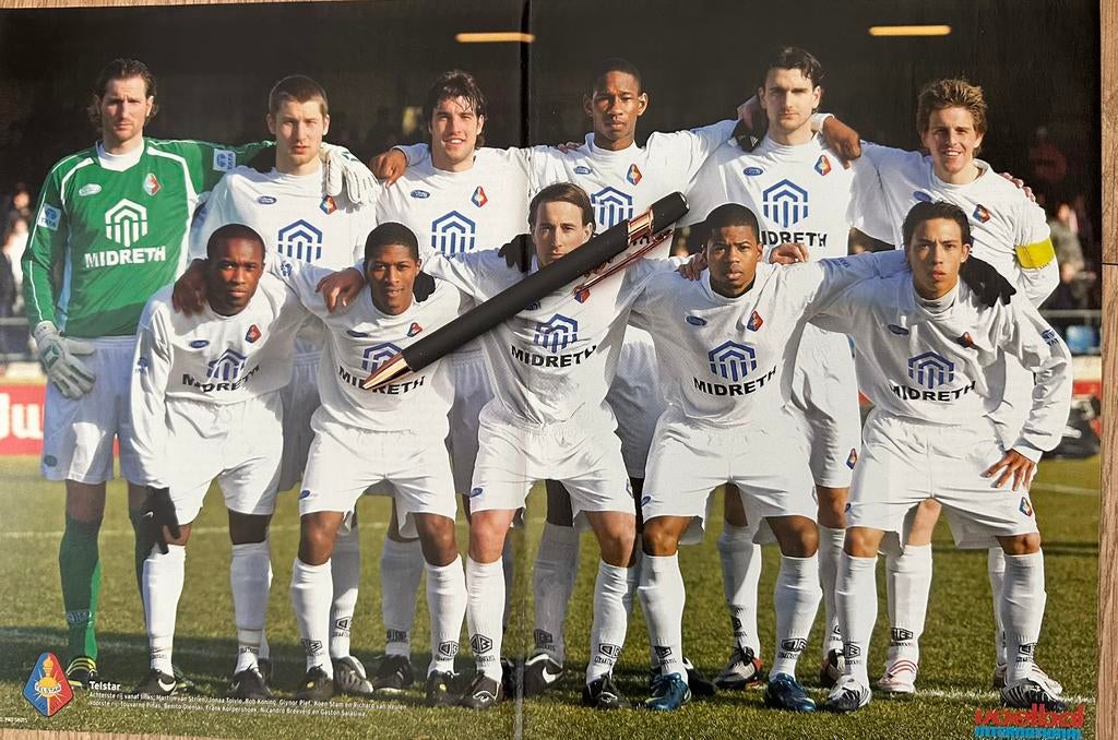 Poster Telstar uit 2009 - ZELDZAAM, Ophalen of Verzenden, Zo goed als nieuw, A1 t/m A3, Sport