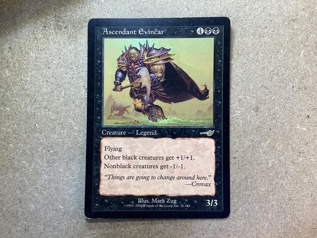 1x Ascendant Evincar [051/143] (Excellent), Ophalen of Verzenden, Zo goed als nieuw, Losse kaart
