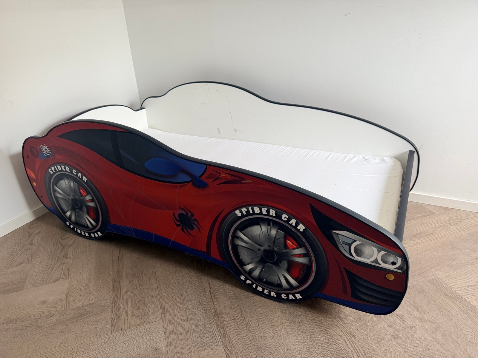 Spider-Man Kinderbed 70x140 cm met matras, Ophalen, Gebruikt, 70 tot 85 cm, 140 tot 160 cm