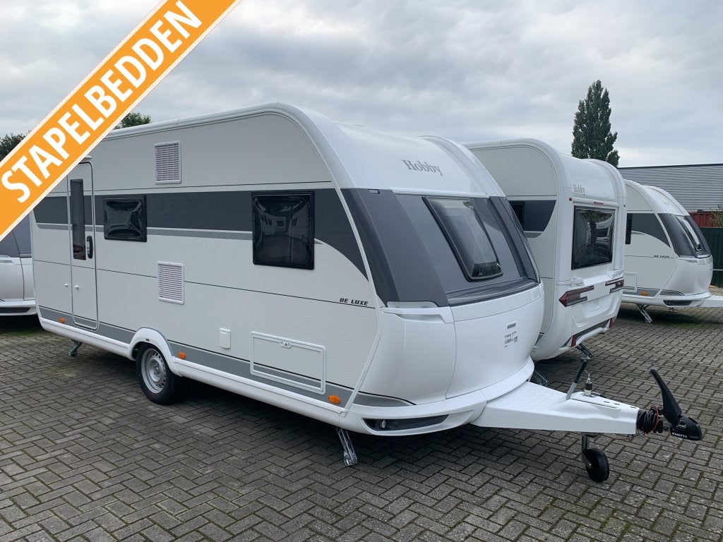 Hobby De Luxe 490 KMF Model 2026, Schokbreker, Dwarsbed, Hobby, Bedrijf