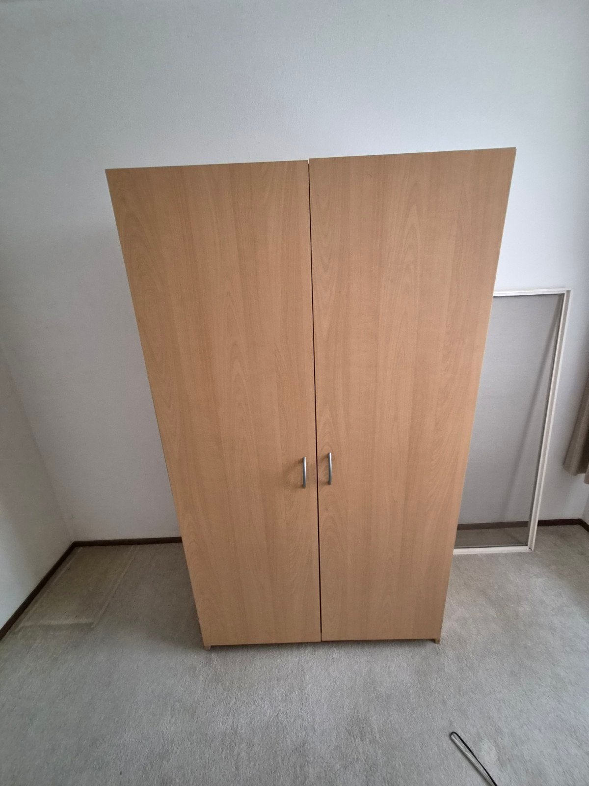 Kledingkast met hang- en leggedeelte (zelf demonteren), Ophalen, Met deur(en), Gebruikt, 50 tot 100 cm