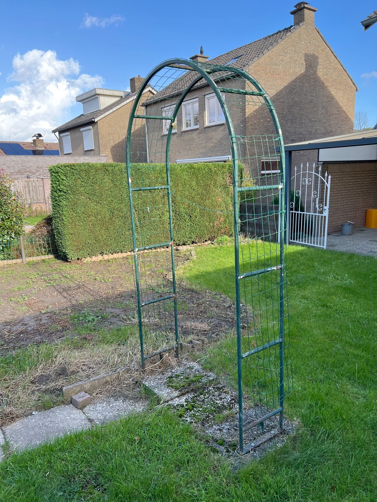 Metalen Tuinboog / Rozenboog - Groen, Ophalen, Gebruikt