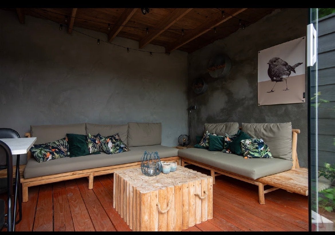 Complete Apple Bee Twiggy Loungeset, Tuin en Terras, Tuinsets en Loungesets, Ophalen, 5 zitplaatsen, Zo goed als nieuw, Loungeset