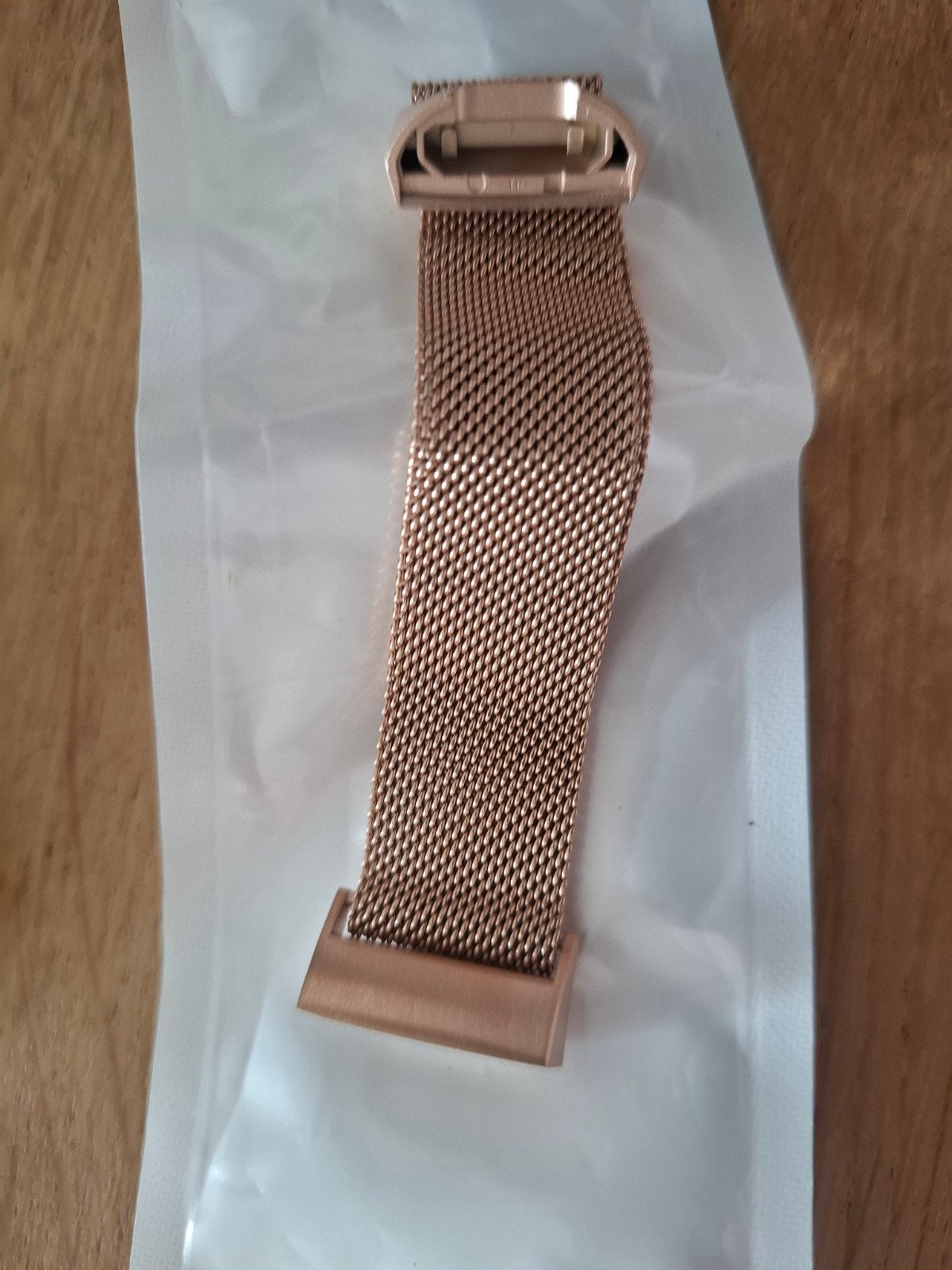 Metalen bandje Fitbit Charge 3 - Rose Goud (Nieuw), Ophalen of Verzenden, Nieuw, Roze, Android