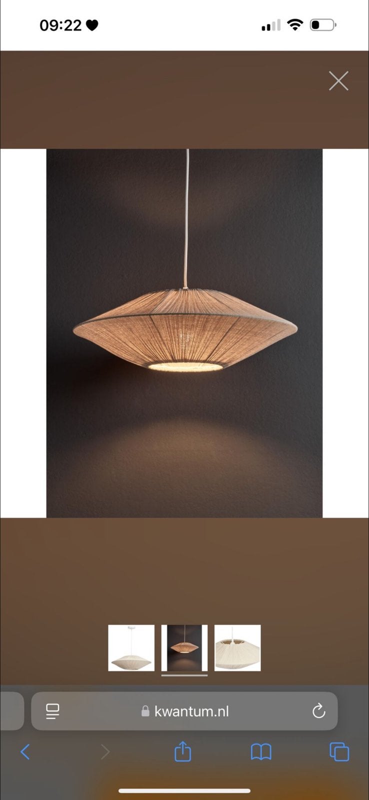 Nieuwe Kwantum Hanglamp, Ophalen, Nieuw, Overige materialen, E27 (groot)