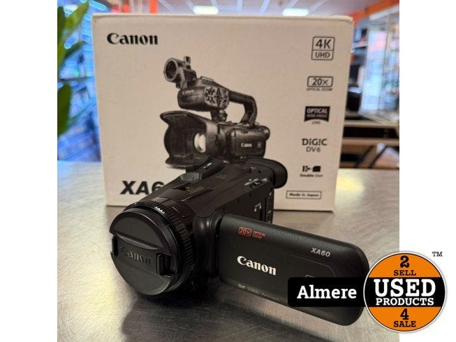 Canon XA60 UHD 4K Professionele Videocamera in doos | ZGAN, Canon, Zo goed als nieuw, Support@canon.com, 30-2, Shimomaruko 3-chome, Ohta-ku
Tokyo 146-8501
Japan