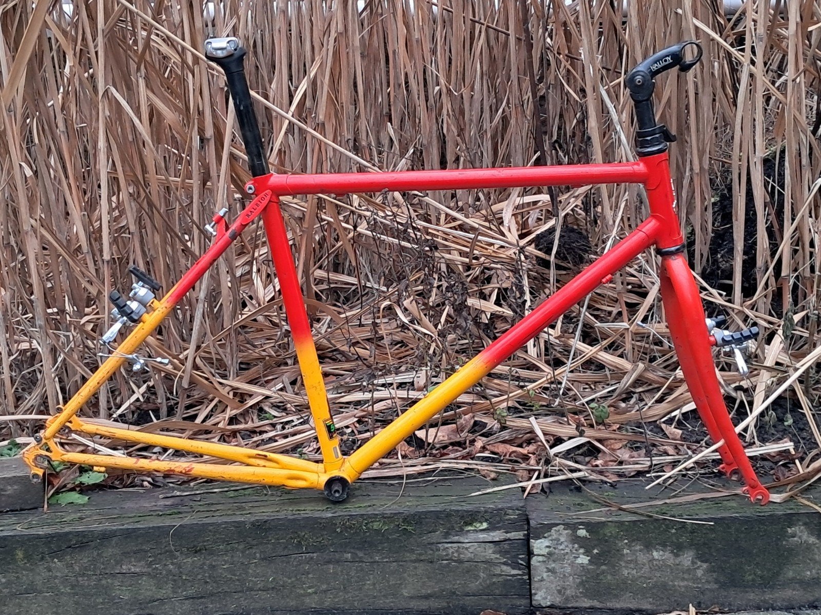 raleigh yukon frameset retro mtb, Ophalen, Gebruikt, Frame, Staal