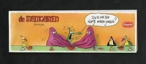 Strip De Stamgasten voor Duyvis van Ton van Driel 1994., Verzamelen, Ophalen of Verzenden, Zo goed als nieuw