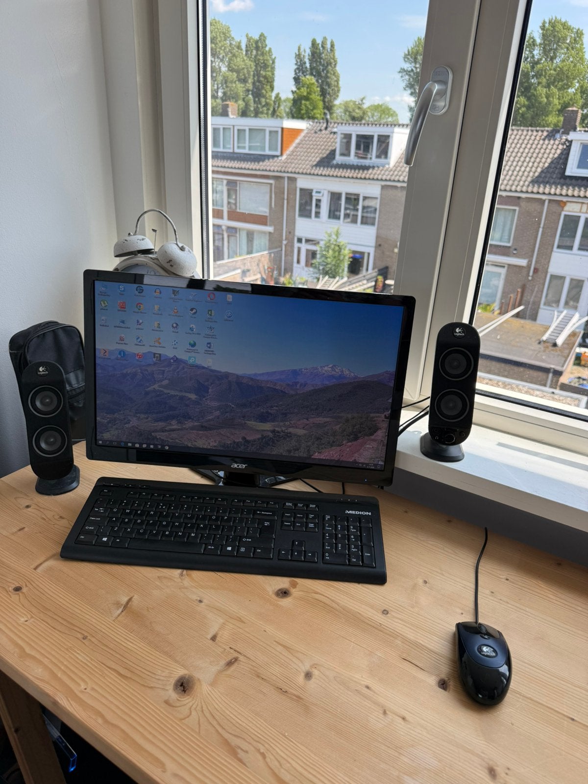 Complete Medion Akoya Pc in prima staat, Computers en Software, Desktop Pc's, Gebruikt, HDD, 8 GB, 3 tot 4 Ghz