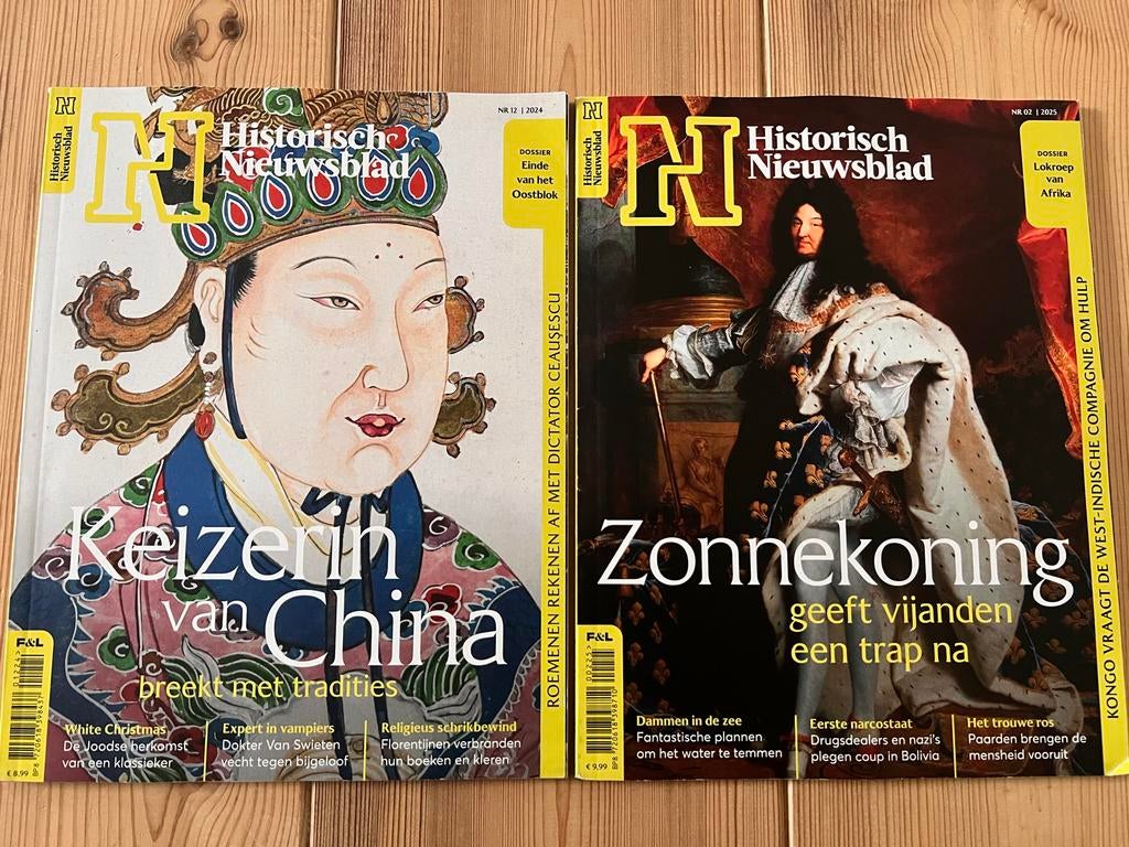 Historisch Nieuwsblad - Keizerin van China & Zonnekoning, Boeken, Ophalen of Verzenden, Zo goed als nieuw, Overige typen