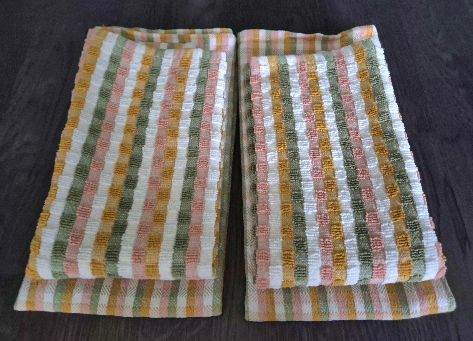 Nieuw 2 sets handdoeken/theedoeken Wibra, Ophalen, Katoen, Nieuw, Theedoek of Handdoek