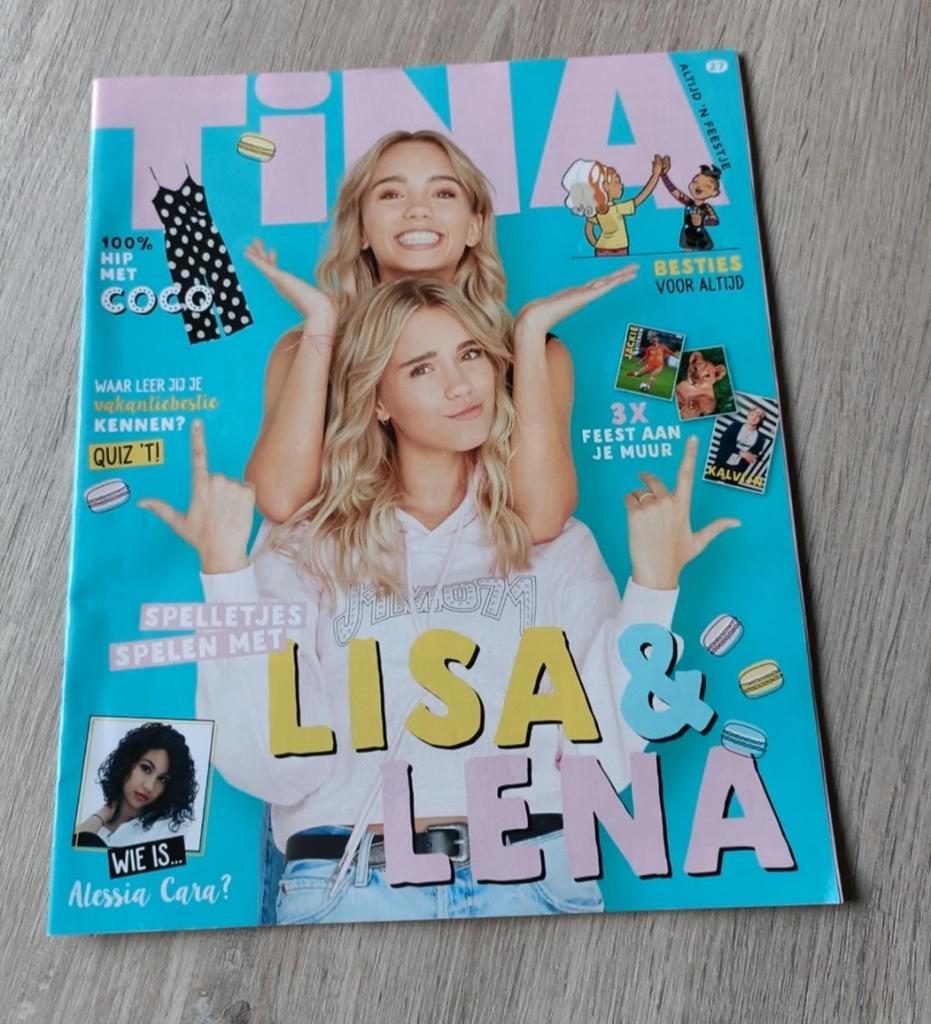 Tina Magazine - Lisa & Lena, Jackie Groenen (2019), Verzenden, Gelezen, Damesbladen