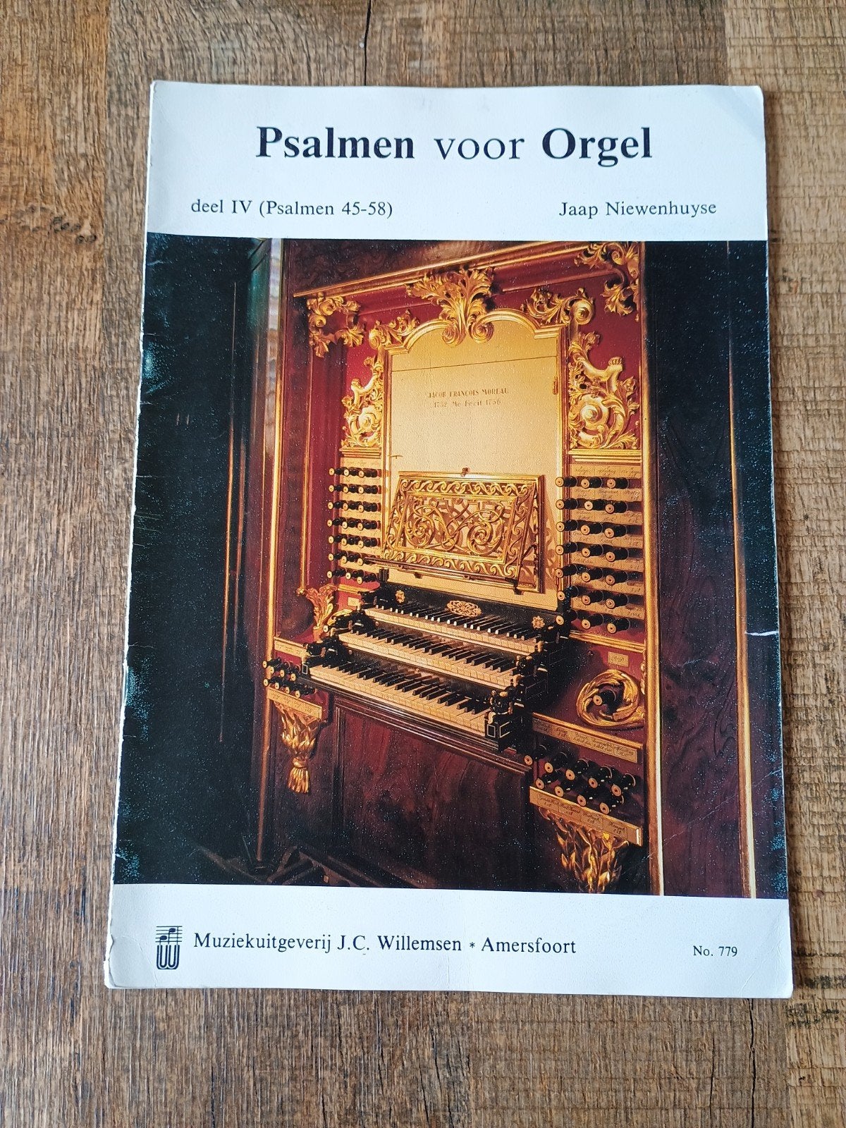 Psalmen voor Orgel - Jaap Niewenhuyse - Deel 4, Muziek en Instrumenten, Bladmuziek, Ophalen of Verzenden, Gebruikt, Religie en Gospel
