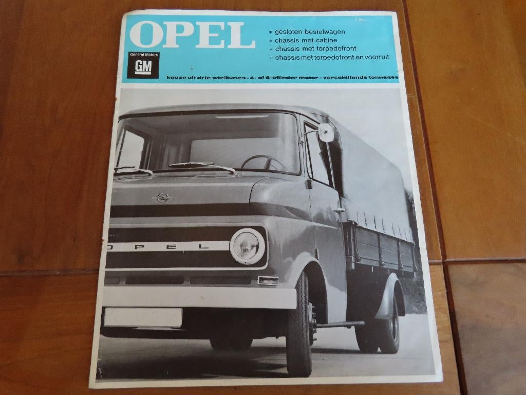 Grootformaat folder Opel Blitz bestelwagen, Boeken, Opel, Zo goed als nieuw, Opel, Ophalen of Verzenden