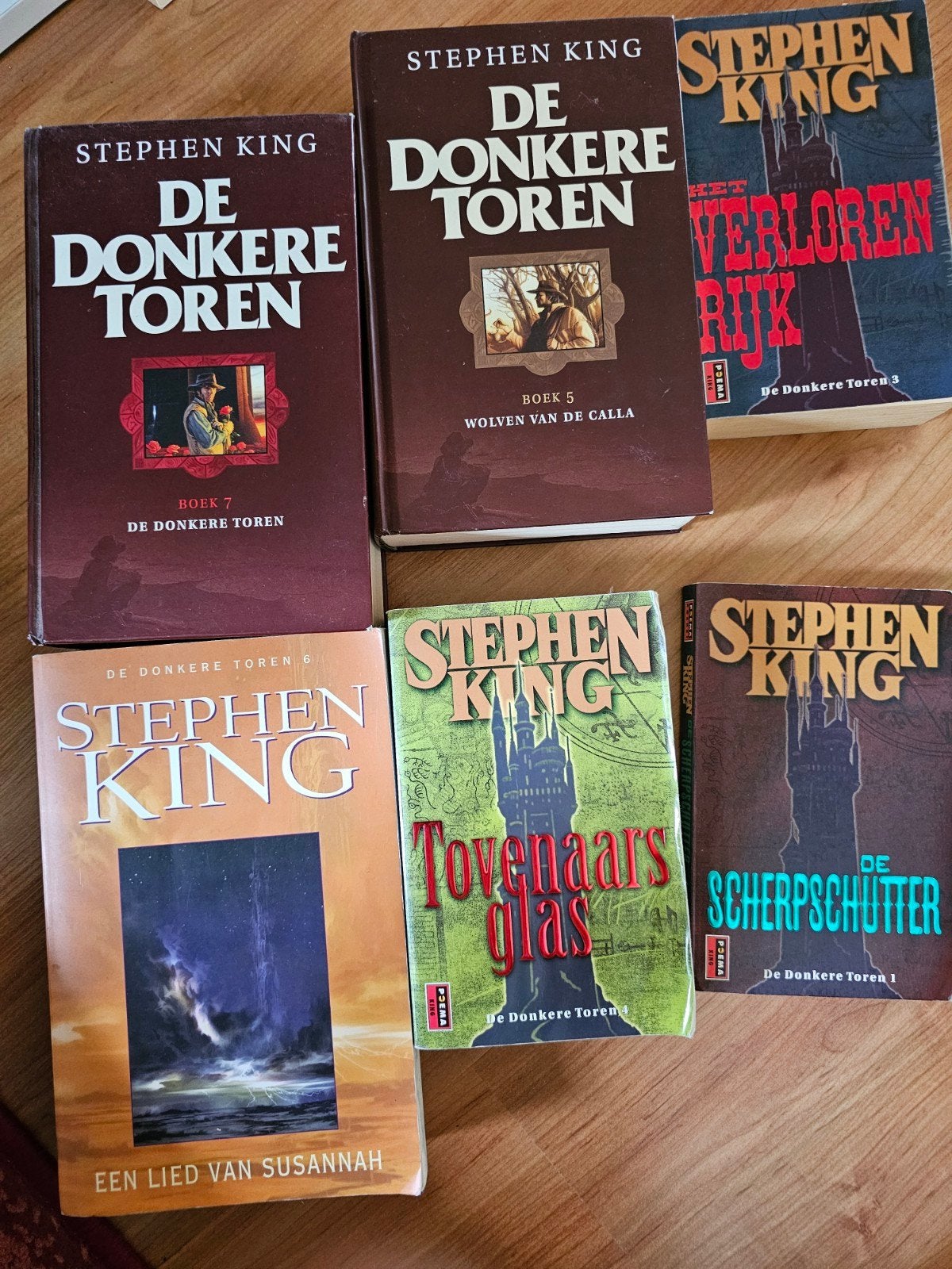 De Donkere Toren - Stephen King (6/7 delen), Ophalen of Verzenden, Gelezen, Stephen King