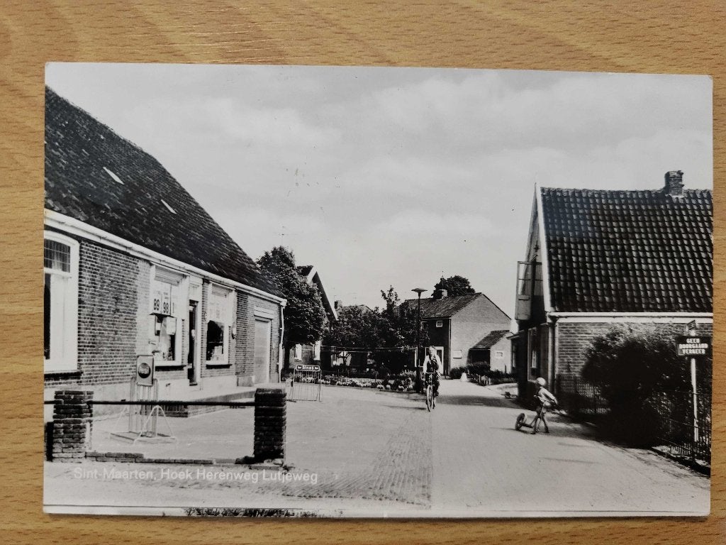 ansicht sint Maarten Herenweg, Verzamelen, Ansichtkaarten | Nederland, Ophalen of Verzenden, Voor 1920, Noord-Holland