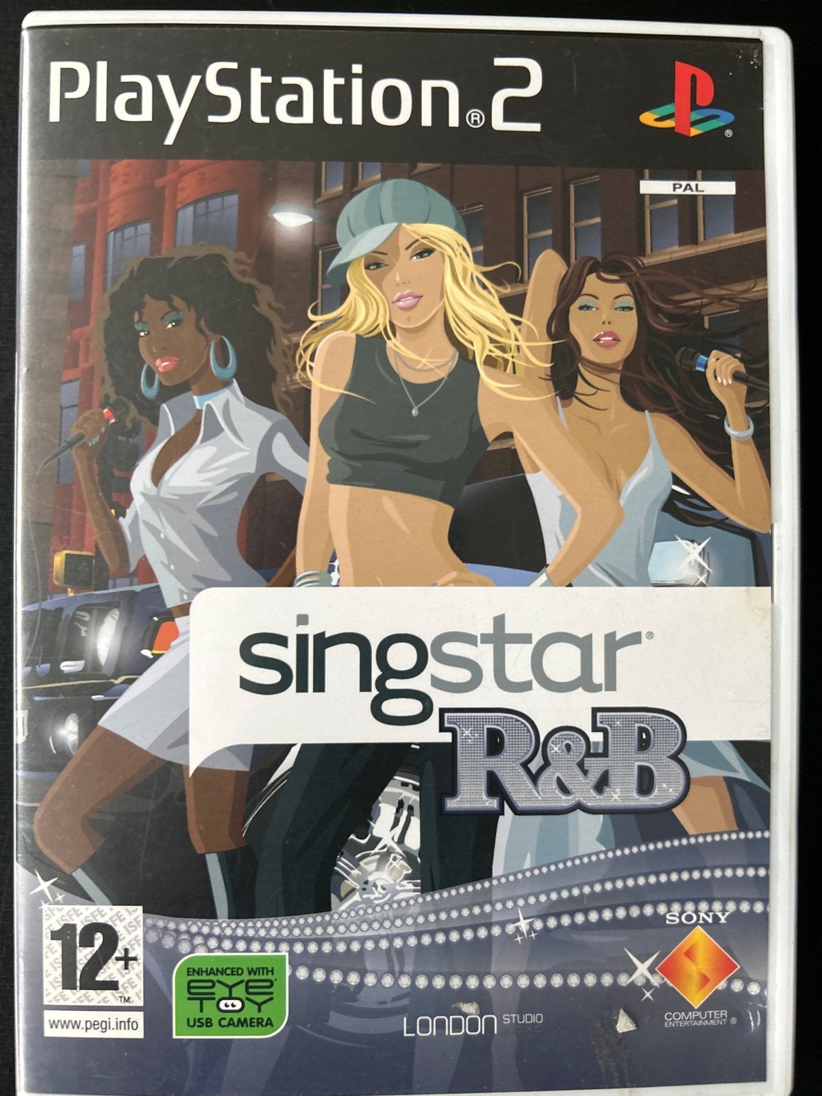 SingStar R&B PlayStation 2 (PS2) - Muziekspel, Spelcomputers en Games, Muziek, Gebruikt, 2 spelers, Eén computer