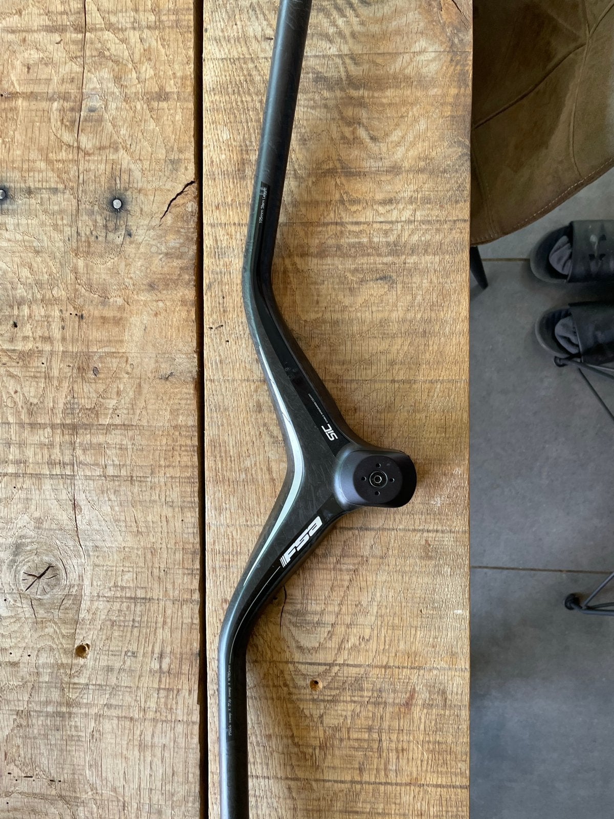 FSA K-Force Carbon Stuur 740mm met 105mm stem, Stuur, Ophalen of Verzenden, Zo goed als nieuw, Mountainbike