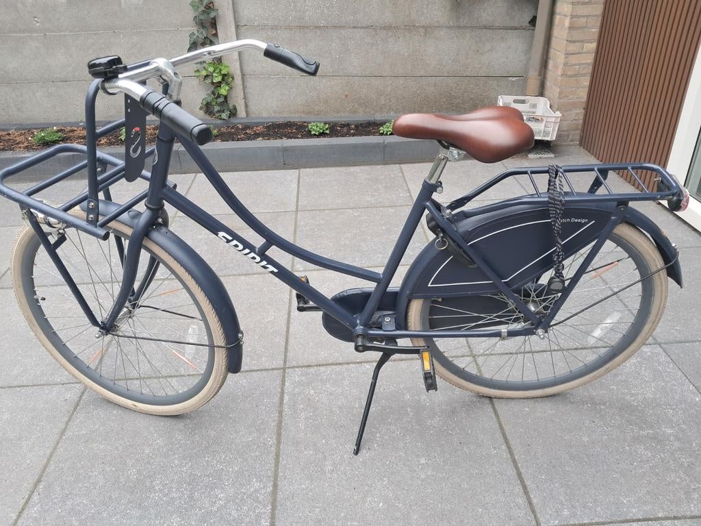 Spirit transportfiets 28 inch, zadelhoogte 74 tot 81 cm, Fietsen en Brommers, Fietsen | Dames | Damesfietsen, Terugtraprem, Gebruikt