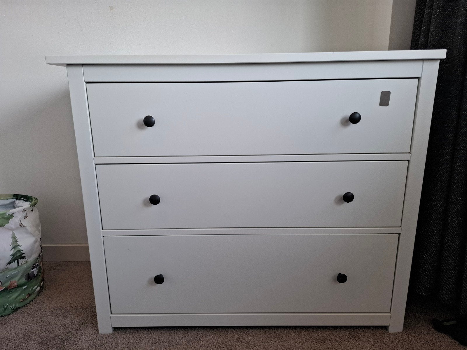 Witte ladekast ikea met 3 laden - Aangepaste afmetingen, Ophalen, Gebruikt, 100 tot 150 cm, 3 of 4 laden