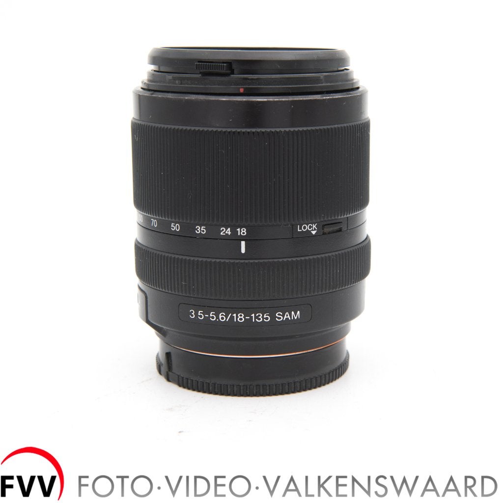 Sony SAL 18-135 mm DT F3.5-5.6, Gebruikt, Sony, Ophalen of Verzenden, Standaardlens