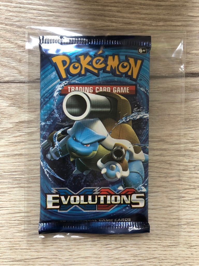 XY Evolutions boosterpack Pokemon - Blastoise art - sealed!, Ophalen of Verzenden, Nieuw, Booster, Foil