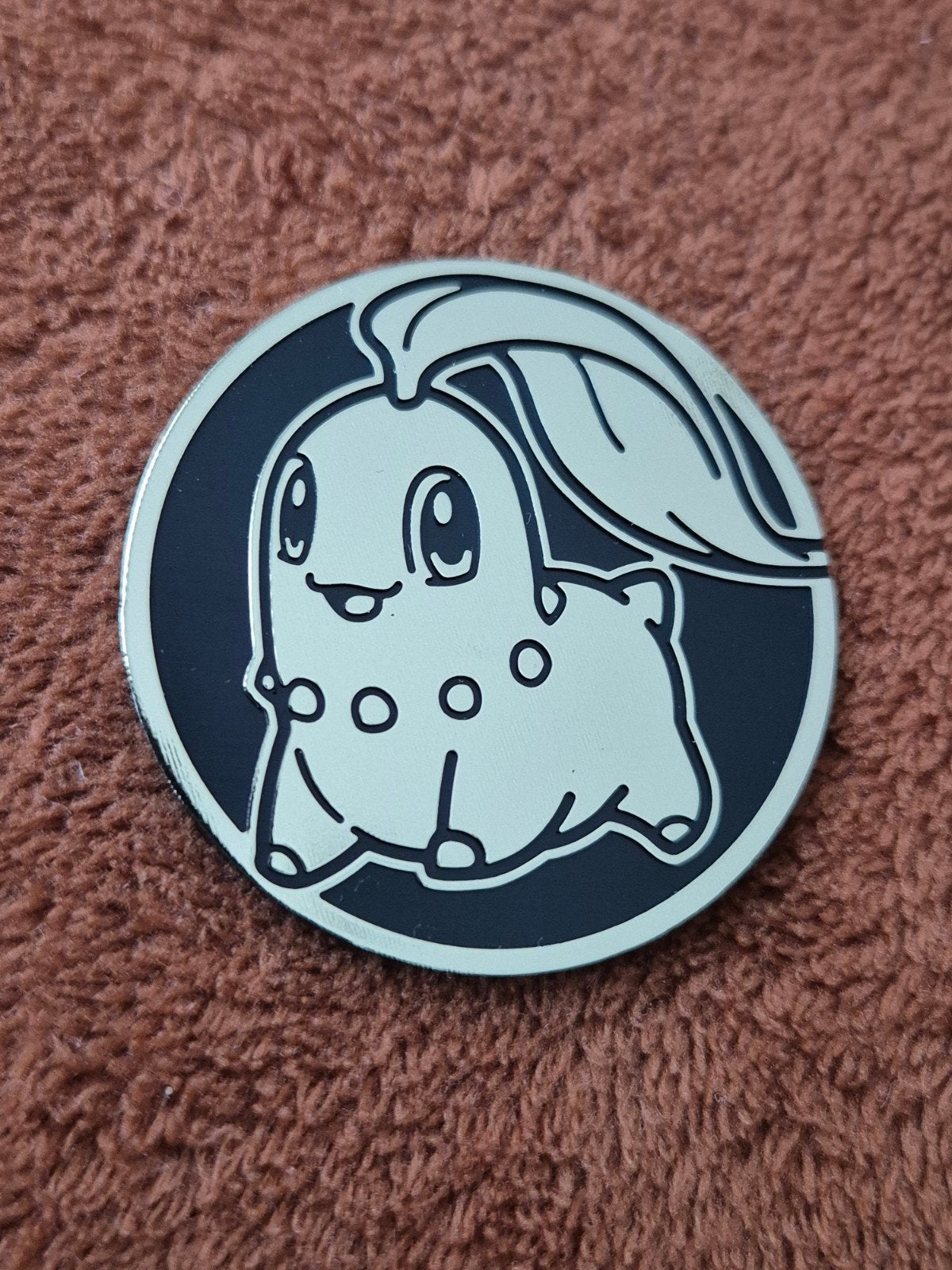 Chikorita Munt / Coin - Pokémon speelmunt, Ophalen of Verzenden, Nieuw