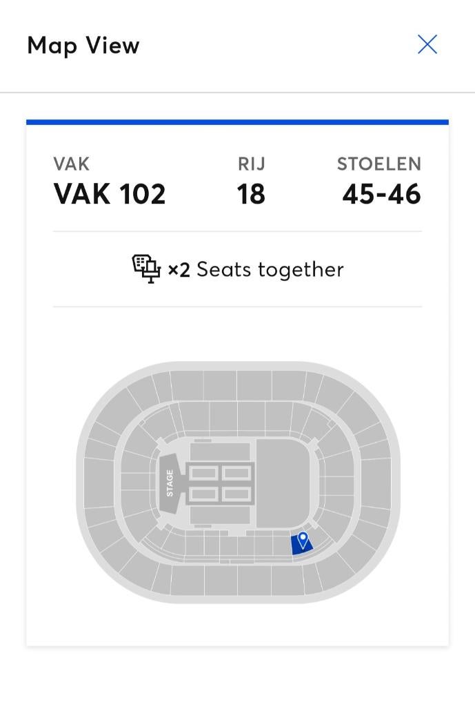 2 eerste ring tickets Harry styles Amsterdam 26 mei, Tickets en Kaartjes, Twee personen, Mei